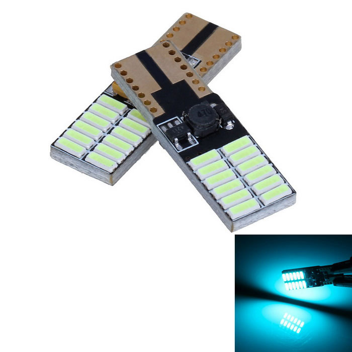 direksiyon kılıfı - T10 Dipsiz Smd Park Ampulü 24 Ledli Buz Mavisi