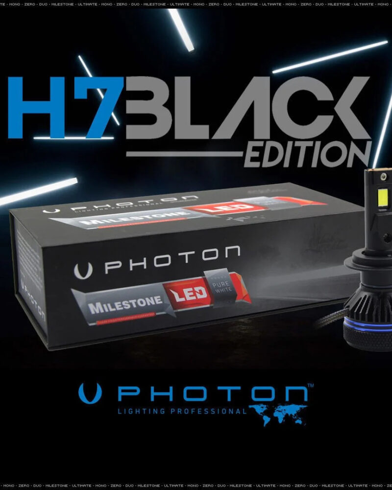 xenon-led - Photon Milestone H7 Black Edition