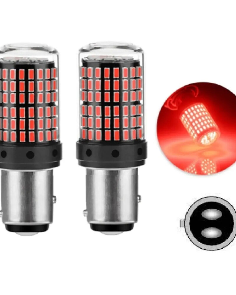 direksiyon kılıfı - 1016 ÇİFT DUY 144 LED - ULTRA KIRMIZI