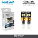 oto aksesuar - CANBUS BEYAZ LED T10 / 12V 27 SMD - 2 Adet