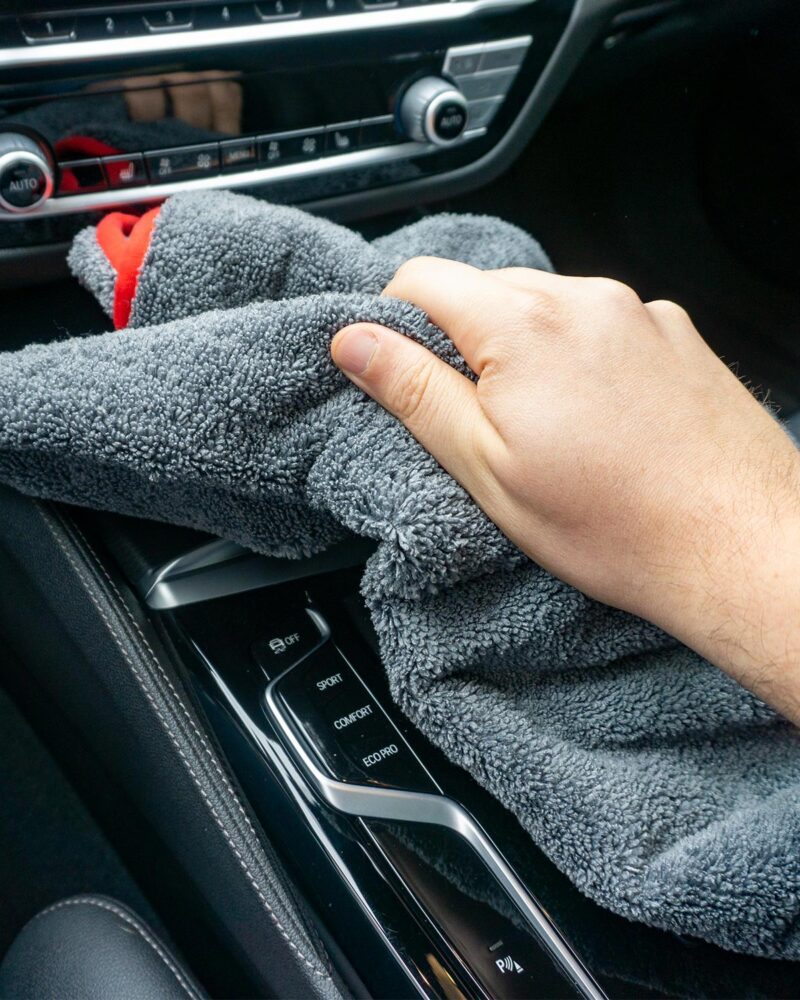 Mikrofiber-bez - Automix Ultra Emici Gri Kurulama Bezi Çift Kat- 50x70 | OTOPIST