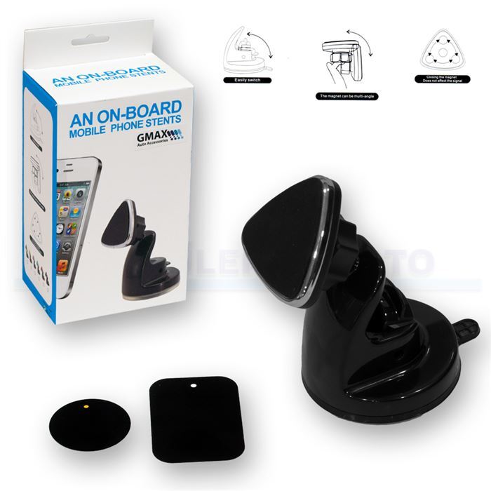 telefon tutucu - Telefon Tutacağı Mıknatıslı GT-019 / SİYAH