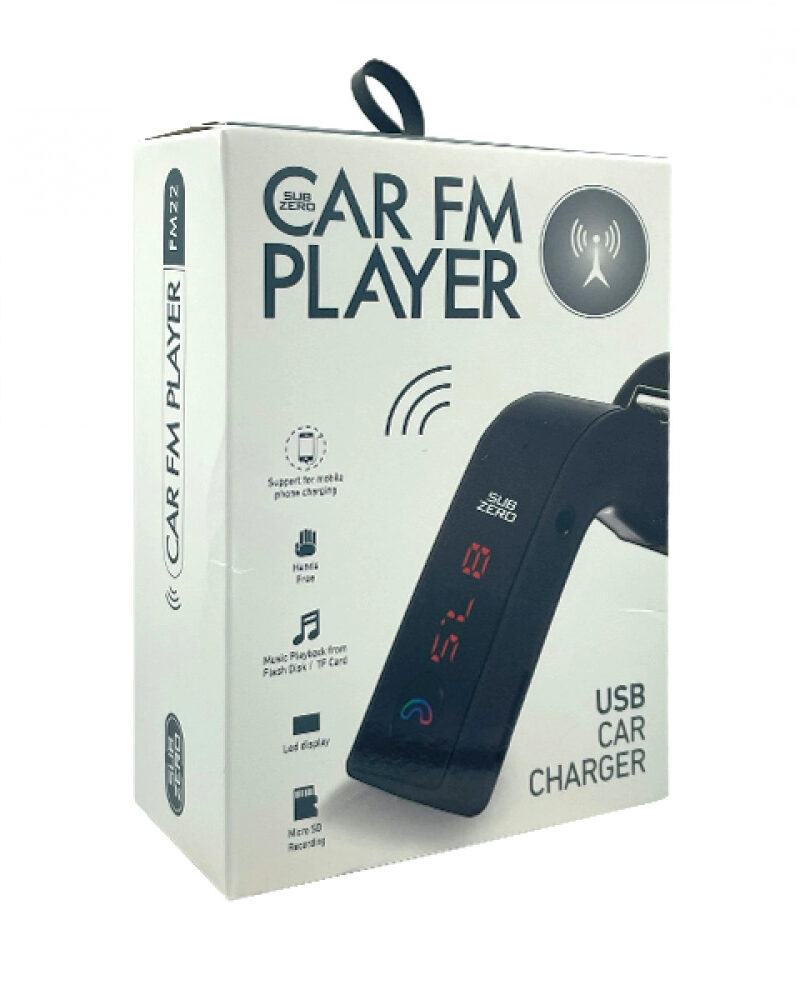 bluetooth-aux-fm-transmitter - Subzero Fm22 Bluetooth Fm Transmitter Usb Aux Sd Card Wireless 2.5 A