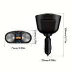 direksiyon kılıfı - Hızlı QC3.0 Şarj Cihazı Çok Fonksiyonlu Çift USB Mobil Telefon PD Şarj