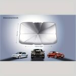 on-guneslik - Minibüs SUV Şemsiye Güneşlik 78Cm X 140Cm / Silver