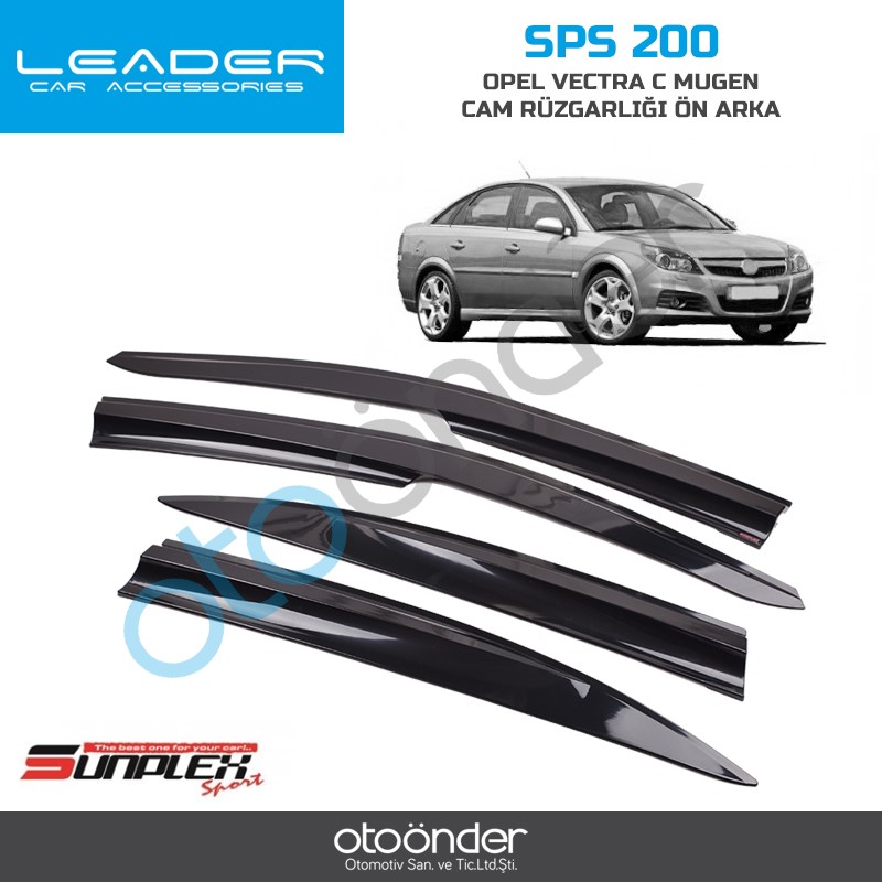 direksiyon kılıfı - Opel Vectra C 2004-2010 Cam Rüzgarlığı - 4Lü / Sunplex