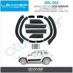 direksiyon kılıfı - DACIA DUSTER 2018 SONRASI 12 PARÇA DODIC SET (ENJEKSİYON BASKI 1.KALİTE)