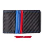 direksiyon kılıfı - Otopıst 3M Karbon Lüks Dikmeli Direksiyon Kılıfı / 10.5 CM