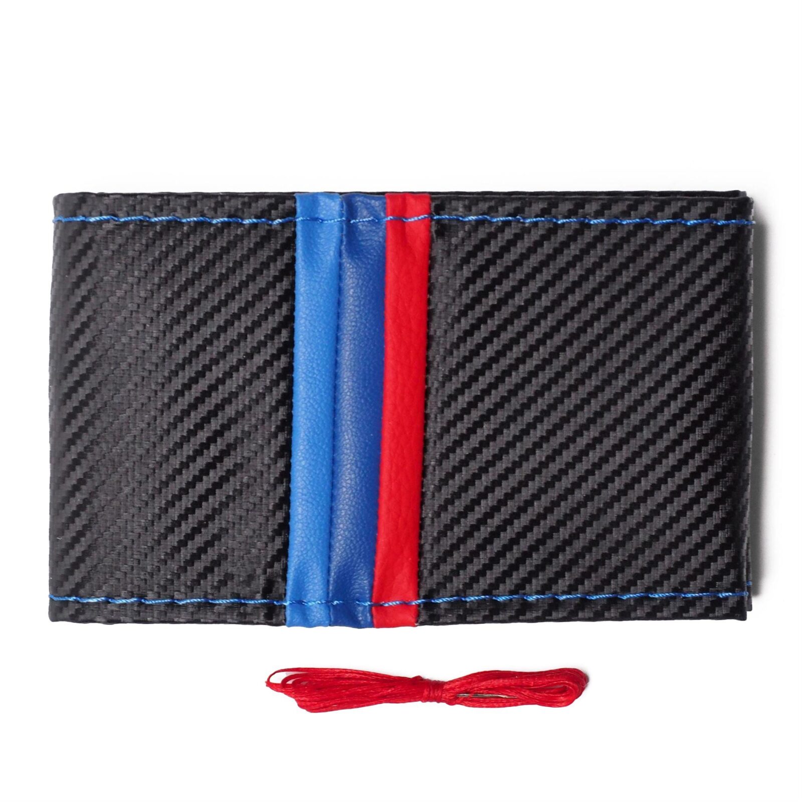 direksiyon kılıfı - Otopıst 3M Karbon Lüks Dikmeli Direksiyon Kılıfı / 10.5 CM