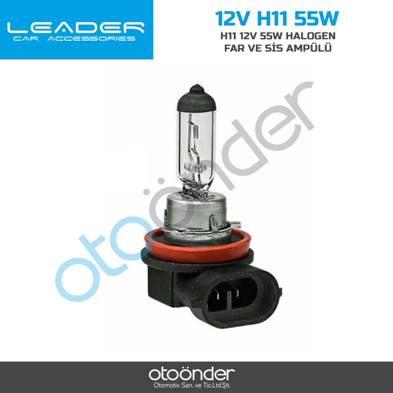 araç ampulü - H11 12V 55W HALOGEN FAR VE SİS AMPÜLÜ