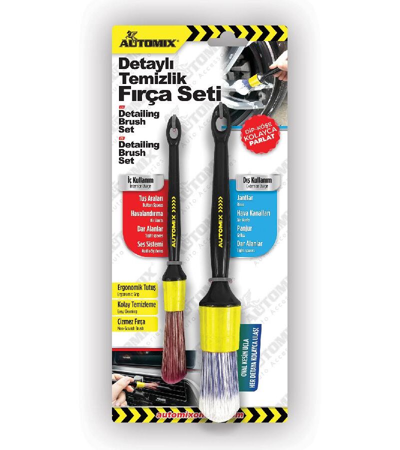 Buz-kazima-firca - Automix Detay Temizlik Fırça Seti | OTOPIST