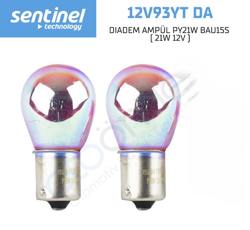 araç ampulü - Sentinel DIADEM AMPÜL PY21W BAU15S- ( 21W 12V ) / Sinyal