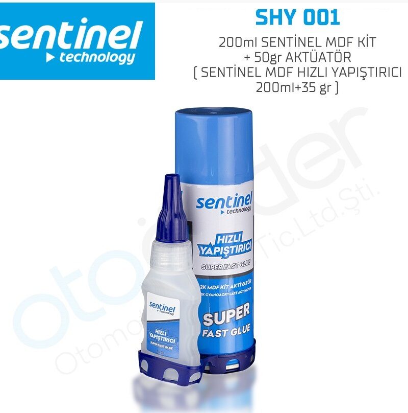 Hizli-yapistiricilar - SENTİNEL MDF HIZLI YAPIŞTIRICI 200ml+35 gr | OTOPIST