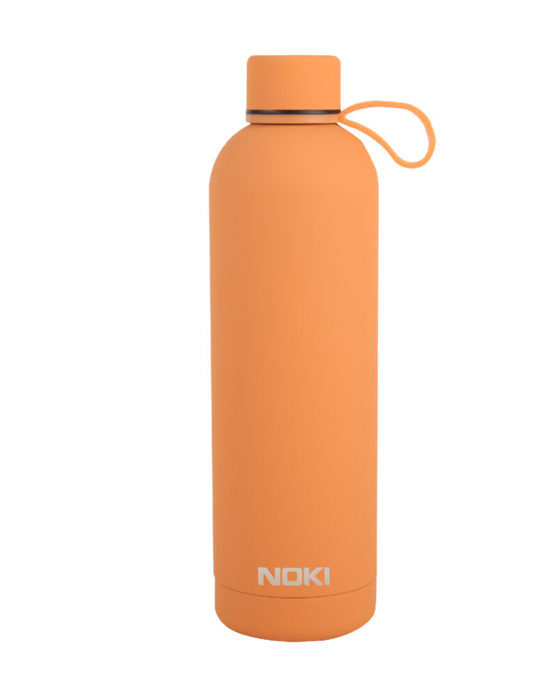 çelik termos - Noki Turuncu Çelik Matara Vidalı Kapak Soft Touch / 730 ML | OTOPIST