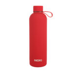 çelik termos - Noki Kırmızı Çelik Matara Vidalı Kapak Soft Touch / 730 ML