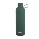 çelik termos - Noki Koyu Yeşil Çelik Matara Vidalı Kapak Soft Touch / 730 ML
