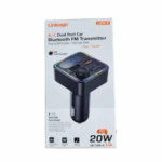 direksiyon kılıfı - Linkage Araba Şarj Cihazı, Kablosuz FM Verici, 2 USB Portu Transmitter