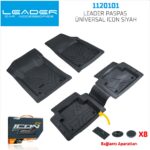 oto paspas - Promats ICON Üniversal Paspas 5D / SİYAH