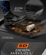 oto paspas - Promats ICON Üniversal Paspas 5D / SİYAH